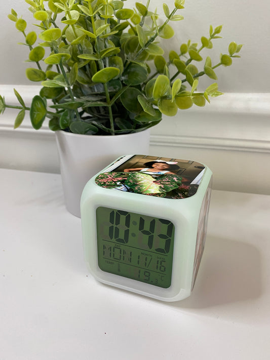 Personalized Color Changing LED Clock