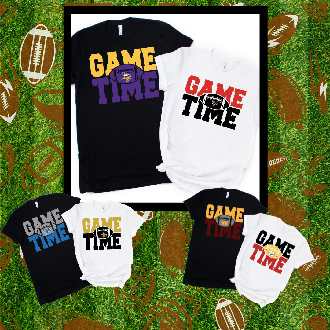 Game Time Football Team Shirts