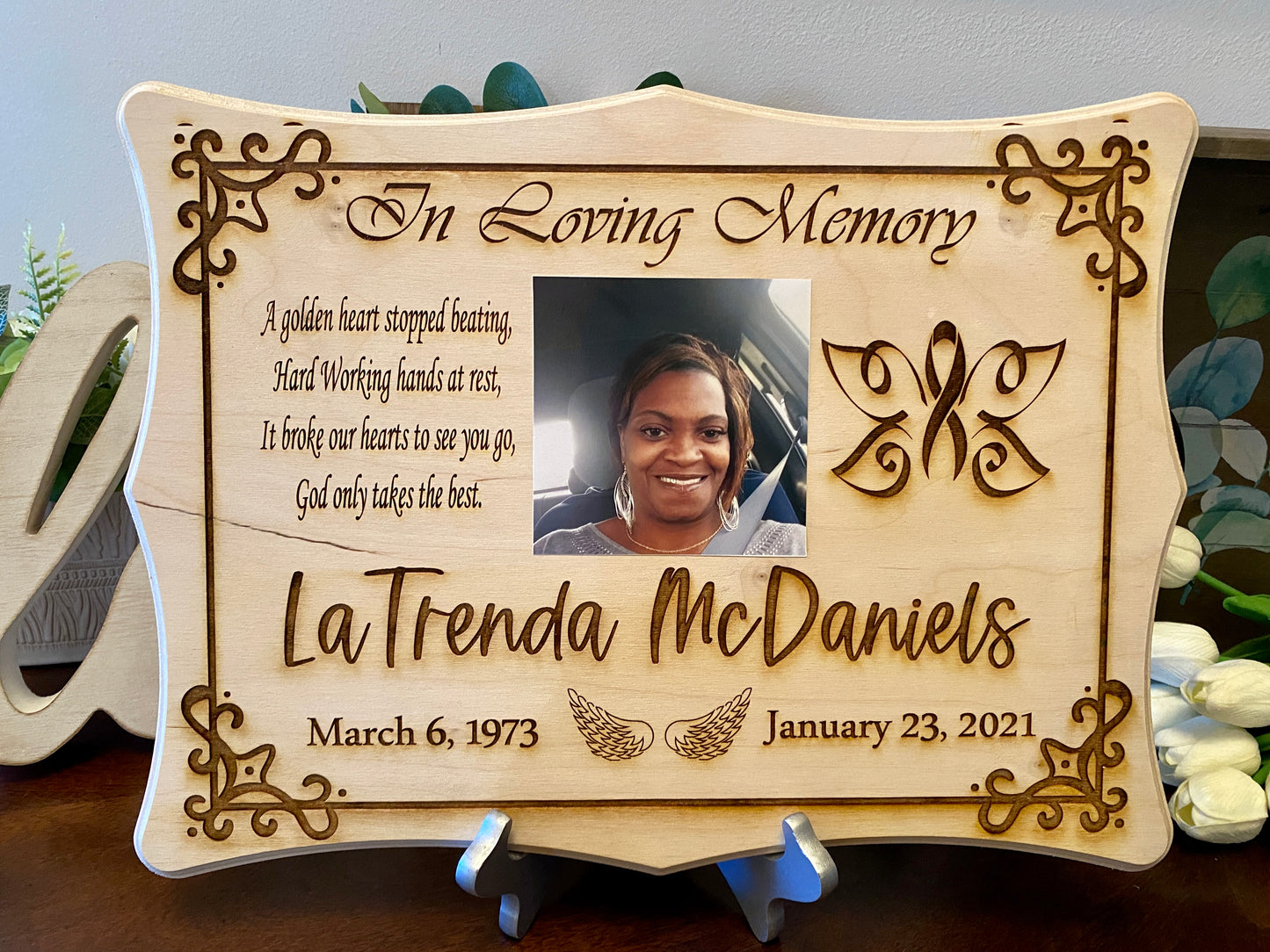 Personalized Memorial Plaque
